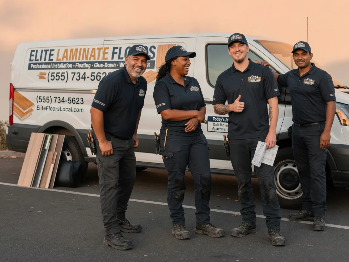 Laminate flooring installation company in Hamden, OH